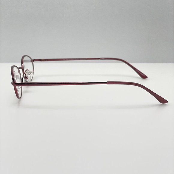 Genevieve Eyeglasses Eye Glasses Frames Yvette Burgundy 46-19-135 main image 4